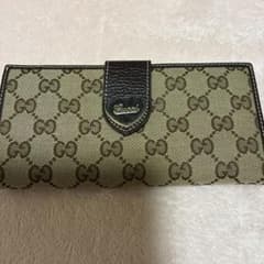 Gucci GGキャンバス ハート金具 長財布 - メルカリ