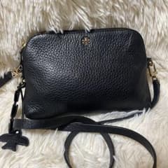 美品✨】tory burch トリーバーチ ショルダーバッグ チャーム 鳥 黒 