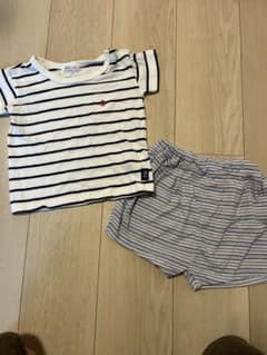 POLO Baby ボーダーTシャツ ショートパンツ セットのサムネイル