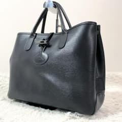 オールレザー 本革】ロンシャン トートバッグ ロゾ 金具 A4収納可能