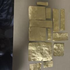 金箔・銀箔 シート 各種サイズ 服用の金箔　 13枚のサムネイル