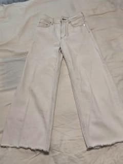 PUBLIC DENIM ホワイト ストレートデニムのサムネイル