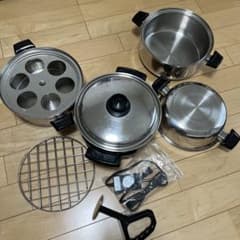 ロイヤルクィーン　電気フライパン　6コート、スチーマー　IH対応 ロイヤルクィーン 電気フライパン 6コート、スチーマー IH対応 - メルカリ