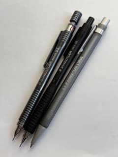 廃盤品あり　STAEDTLER 製図用シャープペンシル 0.5mm 3本セットのサムネイル
