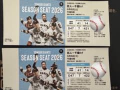 6/6 東京ドーム 通路側2席のサムネイル