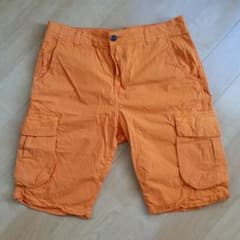 ☆新品同様☆ZARA MAN ハーフパンツ/オレンジのサムネイル