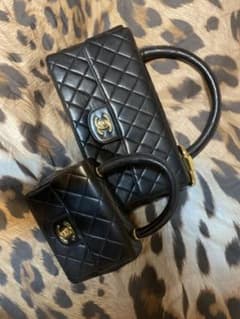 シャネルCHANELマトラッセ親子バッグ美品　激レア正規品ヴィンテージシャネルのサムネイル