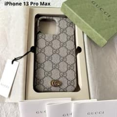 極美品 グッチ iPhone13ProMaxケース GGスプリーム オフィディア 極美品 グッチ iPhone13ProMaxケース GGスプリーム オフィディア