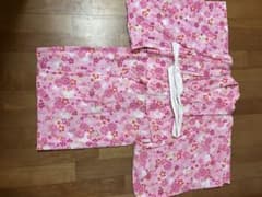 浴衣　ピンク　110センチ　花柄のサムネイル