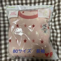 ユニクロ パジャマ80 長袖　ミニーちゃんのサムネイル