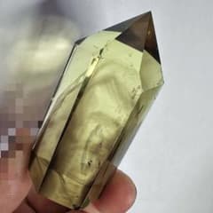 開運 魔除】絶品❗️レインボー煙水晶スモーキーシトリン六角柱