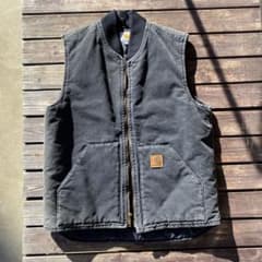 carhartt ダックベスト 炭黒のサムネイル