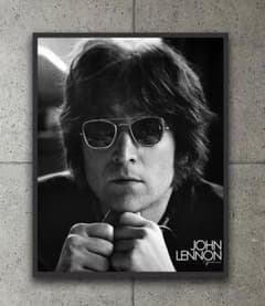 額装済/John Lennon ジョン レノン（スパッド マーフィー）/ポスター 額装済/John Lennon ジョン レノン/スパッド マーフィー ポスター