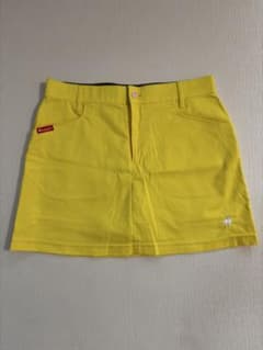 ★美品★le coq sportif ゴルフスカート イエローのサムネイル