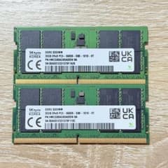 SKhynix DDR5 32GB 2枚 64GB メモリ ノートパソコン - メルカリ
