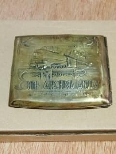 骨董 満州鉄道アジア号シガーケース、ビンテージライター 骨董 満州鉄道アジア号シガーケース、ビンテージライター - メルカリ