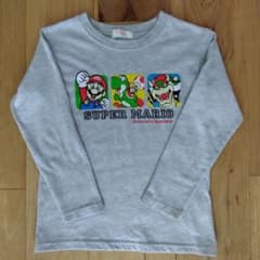 スーパーマリオ　長袖Tシャツ　130のサムネイル