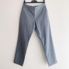 無印良品 MUJI  ストレッチ起毛テーパードパンツ(グレー/Lサイズ)のサムネイル