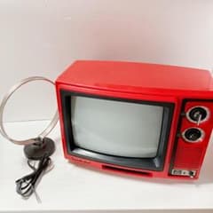 SANYO T500D 赤 ブラウン管テレビ 昭和レトロ SANYO ブラウン管テレビ 赤 C6-145 サンヨー - メルカリ