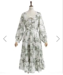 axes femme ブルームフラワー柄 ロングワンピース 花柄 長袖のサムネイル