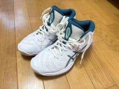ASICS バスケットボールシューズ ホワイト/ターコイズのサムネイル