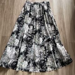 CLANE 花柄 プリーツスカート ロングスカートのサムネイル