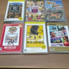 PSPソフト６本セットのサムネイル
