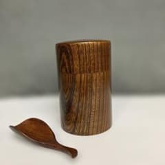 欅茶筒 スプーン付きのサムネイル