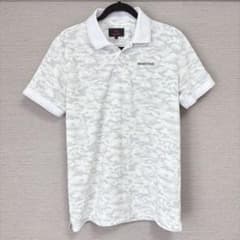 美品❗️BRIEFING/ブリーフィング 迷彩柄 半袖ポロシャツ Lサイズ