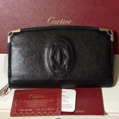 s*i様 レア【極美品】Cartier 長財布 マストライン マルチェロ 黒レザ s*i様 レア【極美品】Cartier 長財布 マストライン マルチェロ 黒レザ