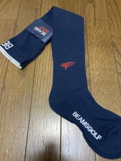 BEAMS GOLF COOLMAX ネイビーニーハイソックスのサムネイル