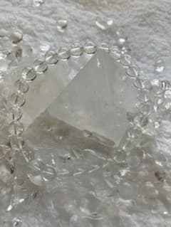 パワーストーン ブレスレット 6㎜ 【クリスタル水晶】のサムネイル