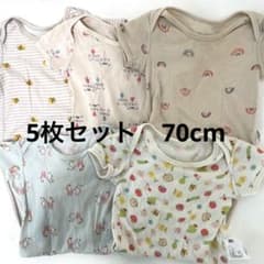 UNIQLO 肌着　ロンパース　セット　半袖のサムネイル