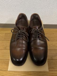 LEATHER & SILVER MOTO プレーントゥシューズ ブラウン LEATHER & SILVER MOTO プレーントゥシューズ ブラウン - メルカリ