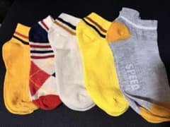 【特価】5足セット 微瑕ソックス（訳あり）のサムネイル