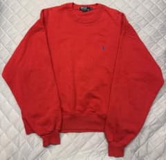 USA製　Polo by Ralph Lauren レッドスウェット　短丈のサムネイル