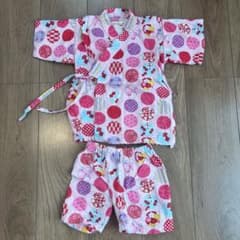 甚平　女の子　キッズ　100cm ピンク