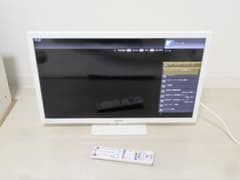 SHARP 液晶テレビ ホワイト リモコン付き 2024年製 - メルカリ