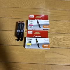 Canon PIXUS インクカートリッジ 381 マゼンタ イエロー ブラック