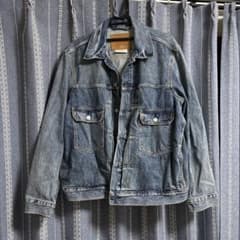 デニムジャケット Levi'sミディアムインディゴ Lサイズ(XLサイズ相当)のサムネイル