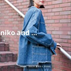 2025 ニコアンド リメイクカバーオール デニムジャケット - メルカリ