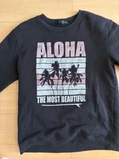 ALOHA グラフィック 00sスウェット ブラックのサムネイル