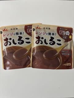 井村屋 レンジで簡単 おしるこ 2袋セットのサムネイル