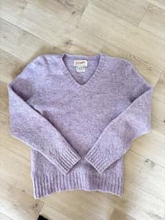 Glengair Vネックウールセーター edit for luluのサムネイル