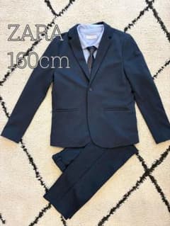 お値下げ！ZARA上下スーツシャツネクタイ4点セット160のサムネイル