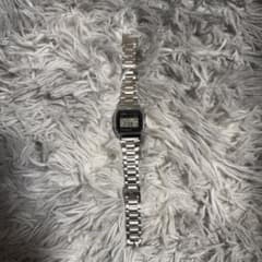 CASIO デジタルウォッチ A158W シルバー　チープCASIOのサムネイル