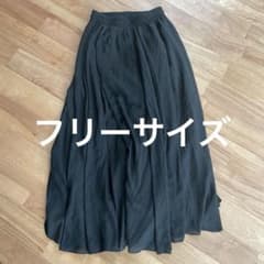 【値下】ロングスカート （フレアスカート ）黒