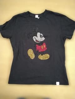 ミッキーマウス ストーン装飾 Tシャツのサムネイル