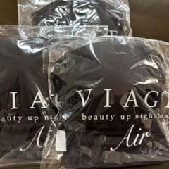 【VIAGE】 Air ナイトブラ Mサイズ ブラック ３個セットのサムネイル