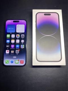 iPhone 14 Pro ディープパープル 128 GB SIMフリーのサムネイル